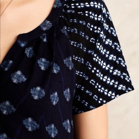 Anthropologie Velvet by Graham & Spencer Shibori Dress Size Small - Picture 3 of 8